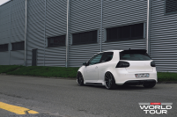 ���� ������� Vossen: CV1 - Matte Black Machined / Stainless Lip - F: 19x8.5 / R: 19x10