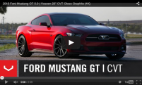 2015 Ford Mustang GT 5.0 | Vossen CVT Gloss Graphite