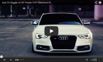 Audi S5 Bagged on 20'' Vossen CVT Directional Wheels | Rims