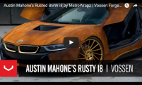 Austin Mahone Rusted BMW i8 by MetroWrapz | Vossen Forged VPS-305T Wheels