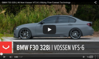 BMW F30 328i | All New Vossen VFS-6 Utilizing Flow Formed Technology