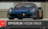 DipYourCar | Ferrari 458 | Peelable Paint for Vossen Wheels