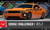 Dodge Challenger | Orange Crush | Vossen VFS-2