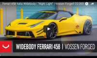 Ferrari 458 Italia Widebody | Night Light | Vossen Forged CG-203