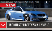 Infiniti G37 Liberty Walk | Vossen X Work Wheels | VWS-3
