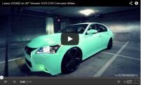 Lexus GS350 �� 20'' Vossen VVS-CV5