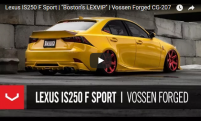 Lexus IS250 F Sport | Boston LEXVIP | Vossen Forged CG-207 Lexus IS250 F Sport | Boston LEXVIP | Vossen Forged CG-207