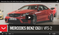 Mercedes Benz C63 AMG Black Series | Crimson | Vossen VFS-2