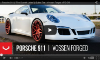 Porsche 911 | The Scarlet Lette | Butler Tire | Vossen Forged VPS-315