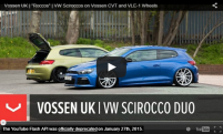 Vossen UK | Roccos | VW Sciroccos on Vossen CVT and VLE-1 Wheels